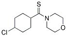 MORPHOLINE-4-CHLOROCYCLOHEXANETHIOAMIDE Struktur