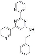 N-(2-PHENYLETHYL)-2-PYRIDIN-2-YL-6-PYRIDIN-3-YLPYRIMIDIN-4-AMINE