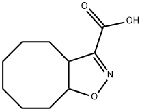 3A,4,5,6,7,8,9,9A-OCTAHYDRO-CYCLOOCTA[D]ISOXAZOLE-3-CARBOXYLIC ACID Struktur