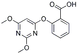 2-[(2,6-DIMETHOXYPYRIMIDIN-4-YL)OXY]BENZOIC ACID Struktur