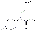 N-(2-METHOXYETHYL)-N-(1-METHYLPIPERIDIN-4-YL)PROPANAMIDE Struktur