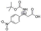 BOC-(R)-3-AMINO-3-(4-NITRO-PHENYL)-PROPIONIC ACID Struktur