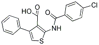 2-[(4-CHLOROBENZOYL)AMINO]-4-PHENYLTHIOPHENE-3-CARBOXYLIC ACID