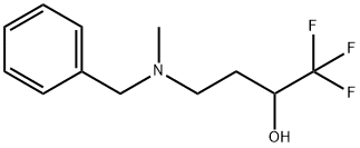 4-[BENZYL(METHYL)AMINO]-1,1,1-TRIFLUORO-2-BUTANOL Struktur