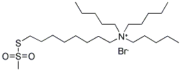 8-(TRIPENTYLAMMONIUM)OCTYL METHANETHIOSULFONATE BROMIDE Struktur