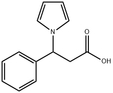 3-PHENYL-3-(1H-PYRROL-1-YL)PROPANOIC ACID Struktur