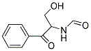 1-(HYDROXYMETHYL)-2-OXO-2-PHENYLETHYLFORMAMIDE Struktur