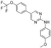 N-(4-METHOXYPHENYL)-5-[4-(TRIFLUOROMETHOXY)PHENYL]PYRIMIDIN-2-AMINE