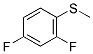 2,4-DIFLUOROTHIOANISOLE Struktur