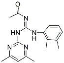 N-{(1Z)-[(2,3-DIMETHYLPHENYL)AMINO][(4,6-DIMETHYLPYRIMIDIN-2-YL)AMINO]METHYLENE}ACETAMIDE Struktur