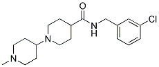 N-(3-CHLOROBENZYL)-1-(1-METHYLPIPERIDIN-4-YL)PIPERIDINE-4-CARBOXAMIDE