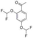 1-(2,4-BIS-DIFLUOROMETHOXY-PHENYL)-ETHANONE Struktur