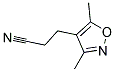 3,5-DIMETHYL-4'-(2-CYANOETHYL)-ISOXAZOLE Struktur