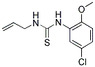 N-ALLYL-N'-(5-CHLORO-2-METHOXYPHENYL)THIOUREA Struktur