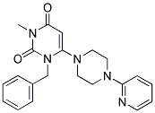 1-BENZYL-3-METHYL-6-(4-PYRIDIN-2-YL-PIPERAZIN-1-YL)-1H-PYRIMIDINE-2,4-DIONE Struktur