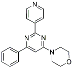 4-(6-PHENYL-2-PYRIDIN-4-YLPYRIMIDIN-4-YL)MORPHOLINE Struktur