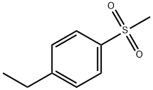 4-ETHYLPHENYLMETHYLSULFONE Struktur