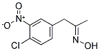 (4-CHLORO-3-NITROPHENYL)ACETONE OXIME Struktur