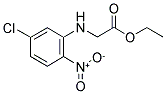 N-(2-NITRO-5-CHLOROPHENYL)-GLYCINE, ETHYL ESTER Struktur