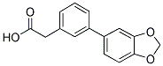 3-BIPHENYL-[1,3]DIOXOL-5-YL-ACETIC ACID Struktur