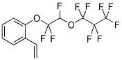 2-[2'-(PERFLUOROPROPOXY)-1',1',2'-TRIFLUOROETHOXY]VINYLBENZENE Struktur