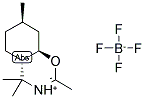 (4AS,7R,8AR)-4A,5,7,8,8A-PENTAHYDRO-2,4,4,7-TETRAMETHYL-4H-[1,3]-BENZOXAZINIUM TETRAFLUOROBORATE Struktur