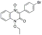 3-(4-BROMOPHENYL)-1-ETHOXYQUINOXALIN-2(1H)-ONE 4-OXIDE Struktur