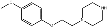 1-[2-(4-METHOXY-PHENOXY)-ETHYL]-PIPERAZINE Struktur