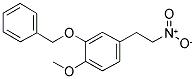 1-(3-BENZYLOXY-4-METHOXYPHENYL)-2-NITROETHANE Struktur