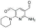 2-AMINO-6-(1-PIPERIDINYL)-3,5-PYRIDINEDICARBALDEHYDE Struktur