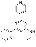 N-ALLYL-6-PYRIDIN-2-YL-2-PYRIDIN-4-YLPYRIMIDIN-4-AMINE Struktur