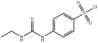 4-(3-ETHYL-UREIDO)-BENZENESULFONYL CHLORIDE Struktur