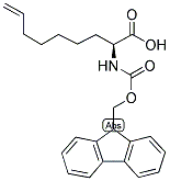 (2S)-FMOC-2-AMINO-8-NONENOIC ACID Struktur