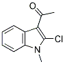 1-(2-CHLORO-1-METHYL-1H-INDOL-3-YL)ETHANONE Struktur