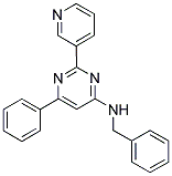 N-BENZYL-6-PHENYL-2-PYRIDIN-3-YLPYRIMIDIN-4-AMINE Struktur