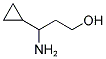 3-AMINO-3-CYCLOPROPYL-PROPAN-1-OL Struktur