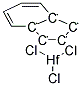 INDENYLHAFNIUM TRICHLORIDE Struktur