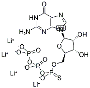 GUANOSINE-5'-O-(1-THIOTRIPHOSPHATE) LITHIUM SALT Struktur