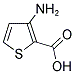 3-AMINO-2-THIOPHENECARBOXYLIC ACID Struktur