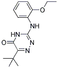 6-TERT-BUTYL-3-(2-ETHOXY-PHENYLAMINO)-4H-[1,2,4]TRIAZIN-5-ONE Struktur