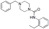 N-(2-ETHYLPHENYL)(4-BENZYLPIPERAZINYL)FORMAMIDE Struktur