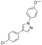 4-(4-CHLOROPHENYL)-1-(4-METHOXYPHENYL)-1H-PYRAZOLE Struktur