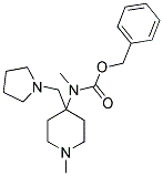 METHYL-(1-METHYL-4-PYRROLIDIN-1-YLMETHYL-PIPERIDIN-4-YL)-CARBAMIC ACID BENZYL ESTER Struktur