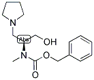 (S)-(1-HYDROXYMETHYL-2-PYRROLIDIN-1-YL-ETHYL)-METHYL-CARBAMIC ACID BENZYL ESTER Struktur