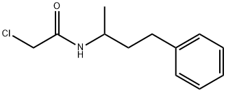 2-CHLORO-N-(1-METHYL-3-PHENYL-PROPYL)-ACETAMIDE Struktur