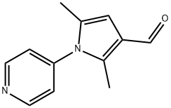 2,5-DIMETHYL-1-PYRIDIN-4-YL-1H-PYRROLE-3-CARBALDEHYDE Struktur