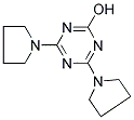 4,6-DIPYRROLIDIN-1-YL-1,3,5-TRIAZIN-2-OL Struktur