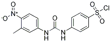 4-[3-(3-METHYL-4-NITRO-PHENYL)-UREIDO]-BENZENESULFONYL CHLORIDE Struktur