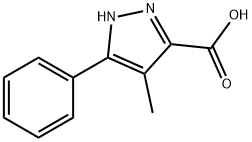 4-METHYL-5-PHENYL-2H-PYRAZOLE-3-CARBOXYLIC ACID Struktur