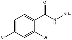 2-BROMO-4-CHLOROBENZHYDRAZIDE Struktur